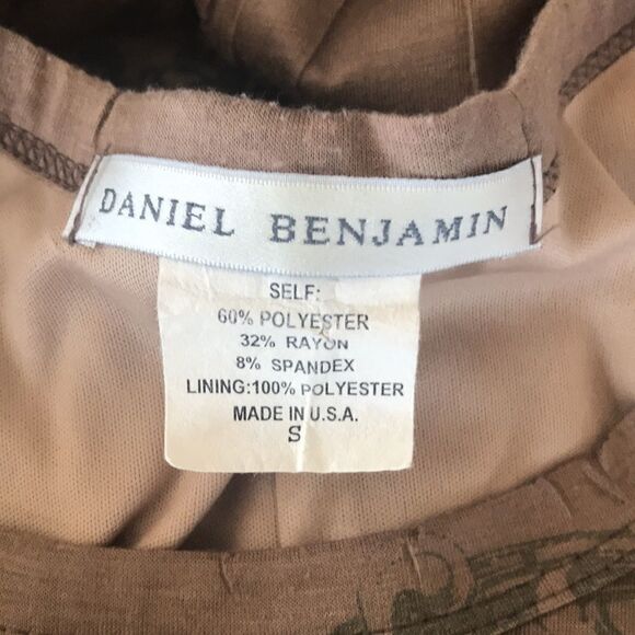 Daniel Benjamin, Woman's Tank Dress/Tunic, Small. Made in thr USA. Multi-color. - Picture 7 of 8